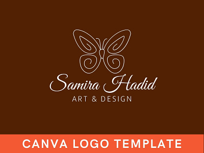 Premade Beautiful Butterfly Logo Template