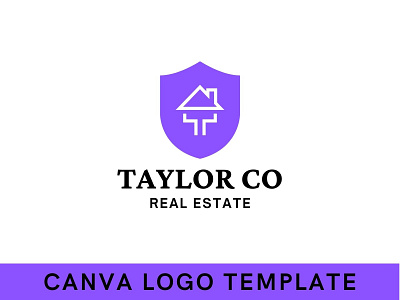 Premade Minimalist Real Estate T Letter Logo Template brand identity branding canva design home logo house logo illustration letter logo logo logo design real estate real estate logo template