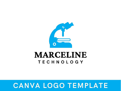 Premade Abstract Microscope Logo Logo Template