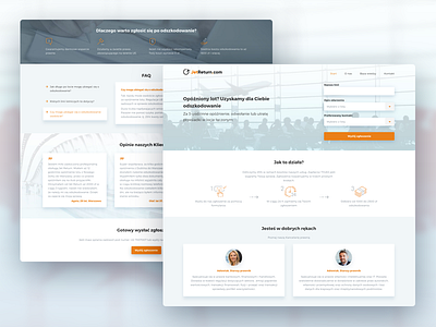 JetReturn Website compensation faq finance flights form reviews ui ux web web design webdesign website