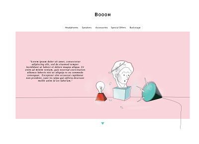 Booom Speakers concept illustration product design speakers uiux uiux design web illustration