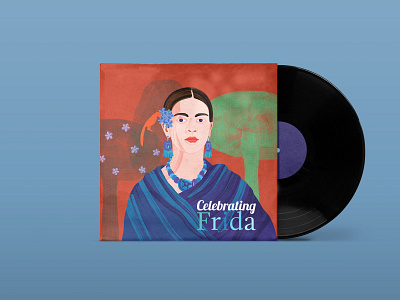 Celebrating Frida - cover art illustration