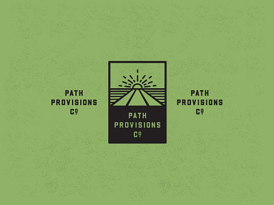 PATH_PROVISIONS_CO. concept food illustration logo