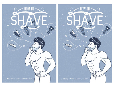 How To Shave... Monochrome Prints concept illustration