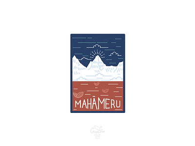 Mahameru Illustration - final version concept design illustration