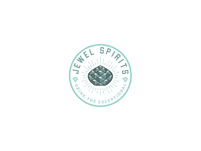 Jewel Spirits brandidentity branding concept drawing graphic design illustration logo spirits tequila