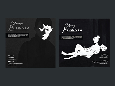 Young Picasso - final cd cover artworks abstract art album cover art artist artwork concept drawing illustration picasso simple vector