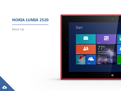 Nokia Lumia 2520 | Mock-ups black device download free lumia mock-up mockup nokia psd red
