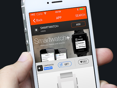 Smartwatch+ - Pebble AppStore appstore banner pebble smartwatch