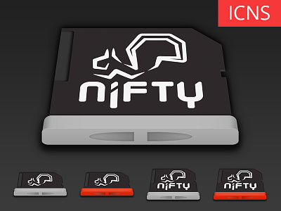 Nifty MiniDrive Icons [Freebie] drive icon icons kickstarter mac mini nifty