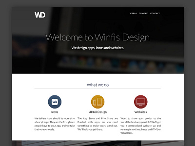 WinfisDesign.com Redesign