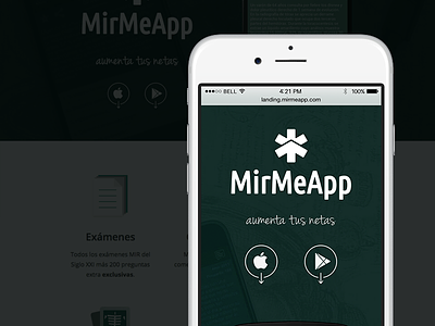 MirMeApp Landing Page landing mir mirmeapp quizit web design website