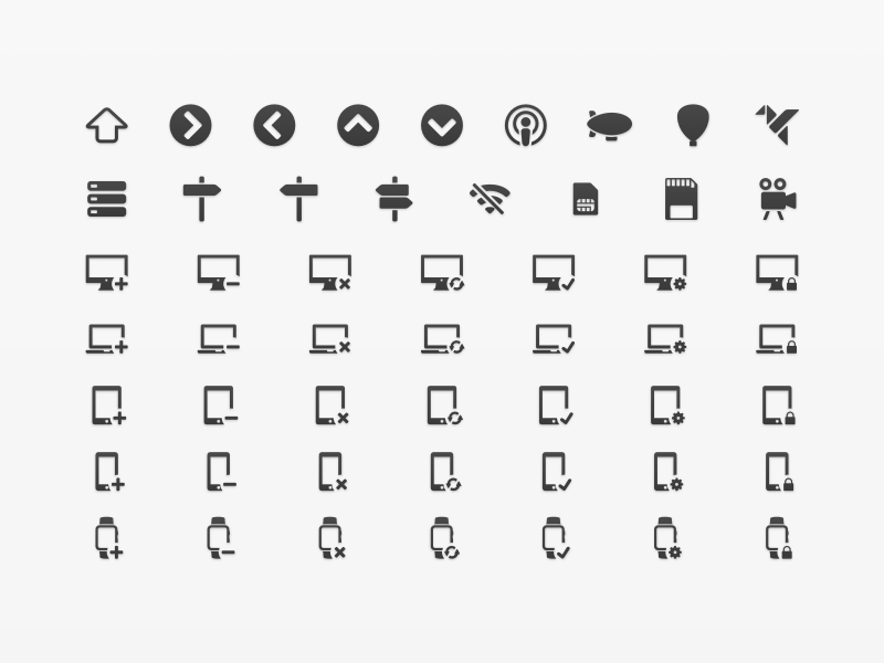 Zeus - Icon set for every project (v1.4) by Xus Badia on Dribbble