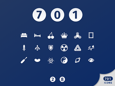 Zeus Turns 700! (2.0 update!) filled icons icon icon bundle icon set icons ios iso material vector web