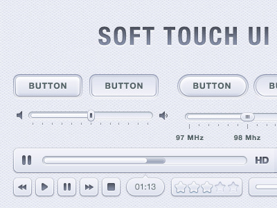 Soft Touch UI kit modern soft touch