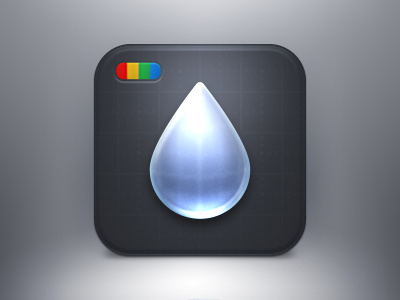 Instablur Icon icon instablur raindrop