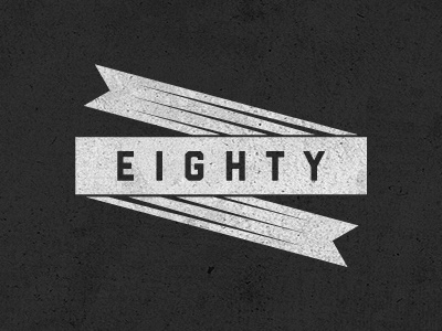 Eighty Creative identity bold identity logo retro vintage