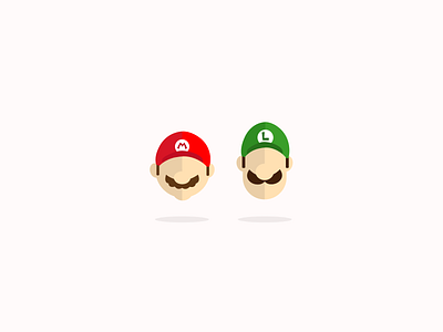 Simple illustration - Mario Bros create creative design digital art digital design digitalart draw drawing flatdesign graphicdesign illustration luigi mario mariokart vector