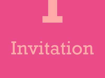 1 Invitation dribbbleinvite invitation invite