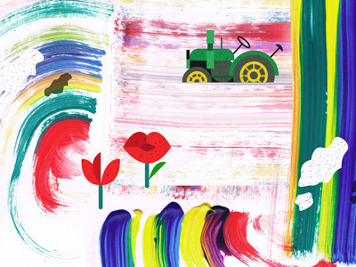 Detail Shot: Twolips colorful colors fields flowers lips makeup tulip fields tulips