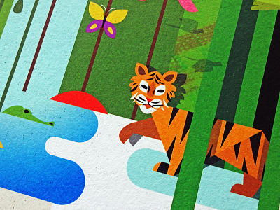 Detail Royals animal animals forest jungle king tiger