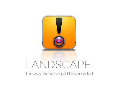 Landscape App Icon app camera icon ios ui