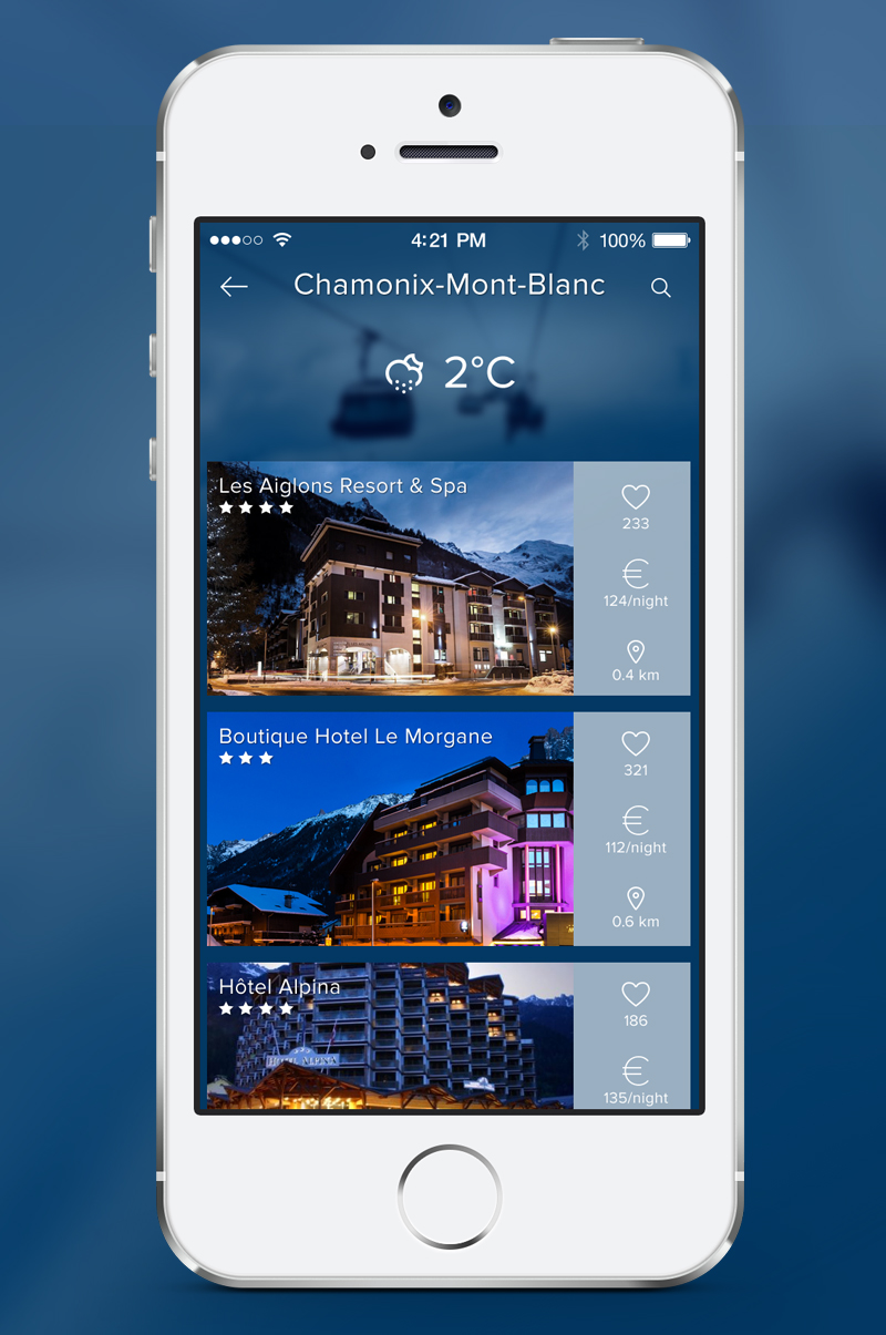 Hotel App by Cristian Hurhui on Dribbble