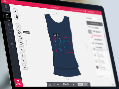 Fashion app UI/UX app design fashion flat ui ux web