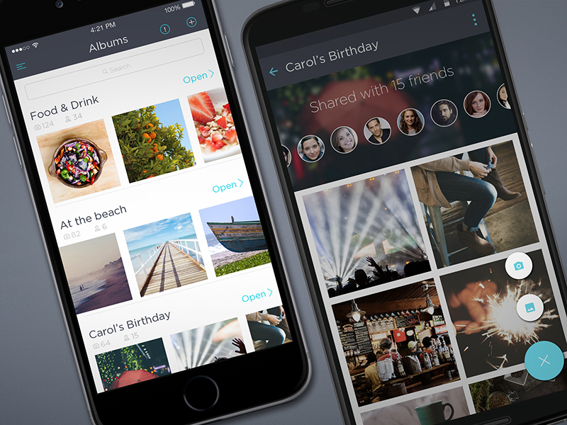 Photo Sharing App - iOS and Android by Cristian Hurhui on ...