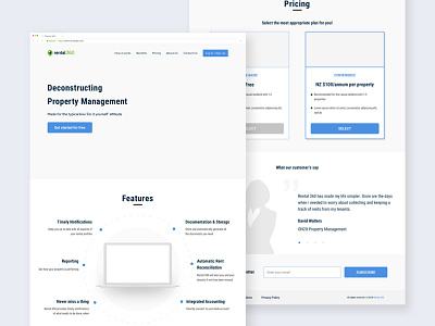 High Fidelity wireframes