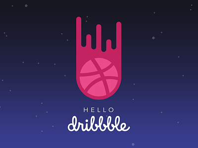 Dribbble First Shot firstshot iconography icons illustration meteor space vector vectorart