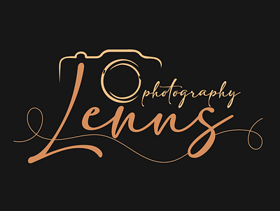 Lenns Photographer Logo dailylogo dailylogochallenge design dribble graphic design illustration logo vector