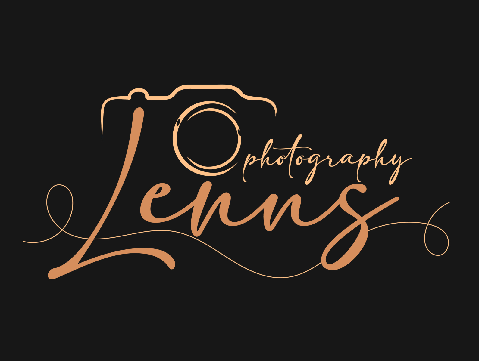 Lenns Photographer Logo by Salah on Dribbble