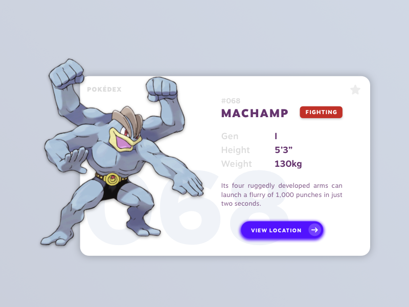 Machamp  Pokédex