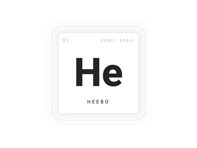 Periodic Typeface