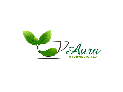 Aura ayurwedic tea branding design graphic design illustration logo logo design motion graphics typography ui vector