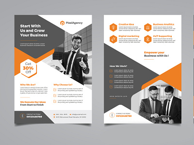 Business flyer design branding design graphic design illustration logo design motion graphics typography vector