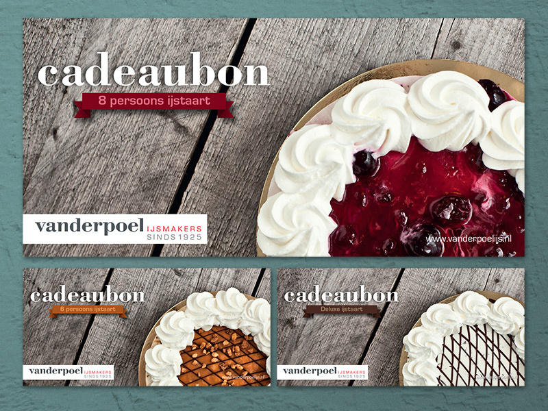 Vanderpoel gift cards vanderpoel ijs ice cream cake photography wood craft artisan tasty raw cadeaubon gift card food