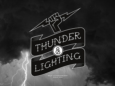 Thunder & Lighting logo bolt cars lighting lightning logo motorcycles photography thunder type