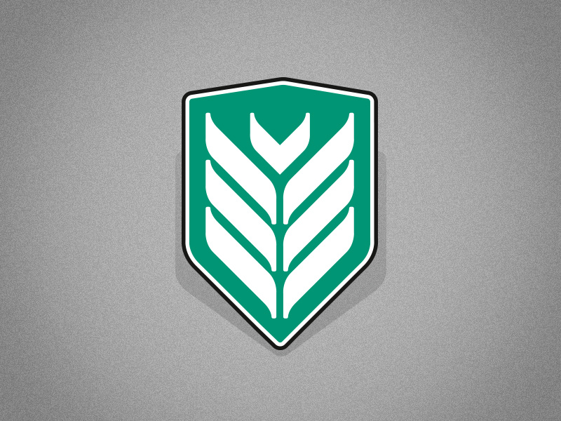 Emblem logo emblem shield water bird arrow
