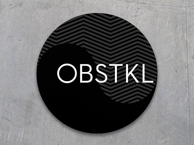 OBSTKL architecture concrete design idea logo minimalist skateboarding skatepark type