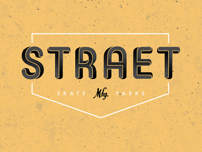 STRAET skate parks mfg. (variation)
