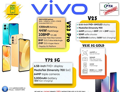 Vivo Mobile price in Pakistan