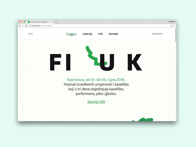 Fiuk clean flat minimalism page ui ux web site