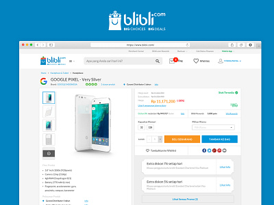 New Blibli Product Detail 2016 blibli desktop ecommerce indonesia product detail redesign revamp ui ux