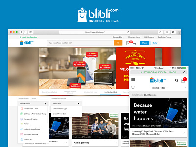 New Blibli Promo Page 2017 blibli desktop ecommerce mobile web promo promotion page ui ux