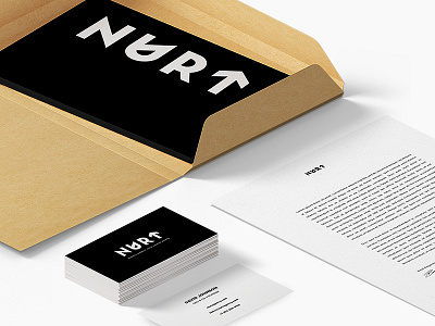 Nurt Stationary agency logo branding brand style guide logo sketches stationary symbol typography visual identity