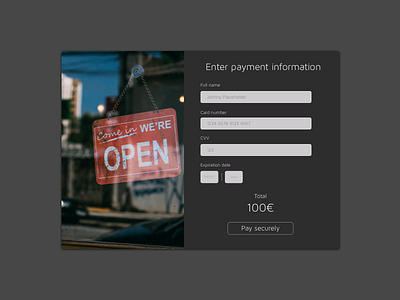 Daily UI | Payment Form