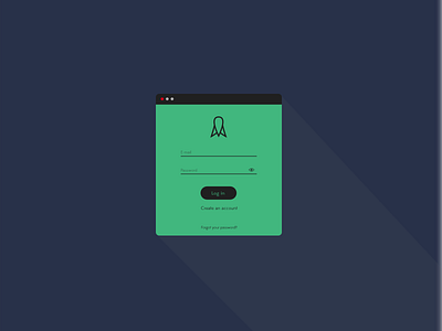 Daily UI | Small login app dailyui design mac ui uidesign ux uxdesign
