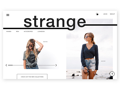 Daily UI | Strange dailyui design ui uidesign ux uxdesign web webdesign website